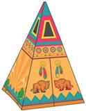 Santa Fe Giant Tee-Pee Play Tent - Pacific Play Tents